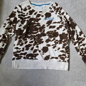 Ariat Women's Cream and Brown Pattern Sweatshirt